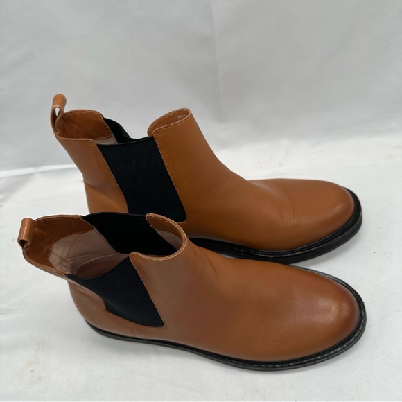 J. Crew Women's Brown Leather Pull-on Boots Size 9 Style BA557 - Picture 2 of 10